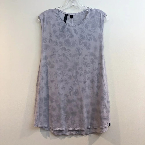 Lululemon Like New Collection White Splatter Printed Sleeveless Muscle Tank Top - Picture 2 of 9